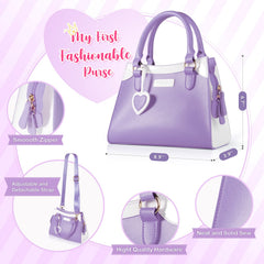 Shemira Play Purse zipper closure shown for easy use by little hands