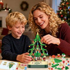 Shemira sleigh train with gifts enhances interactive playtime.