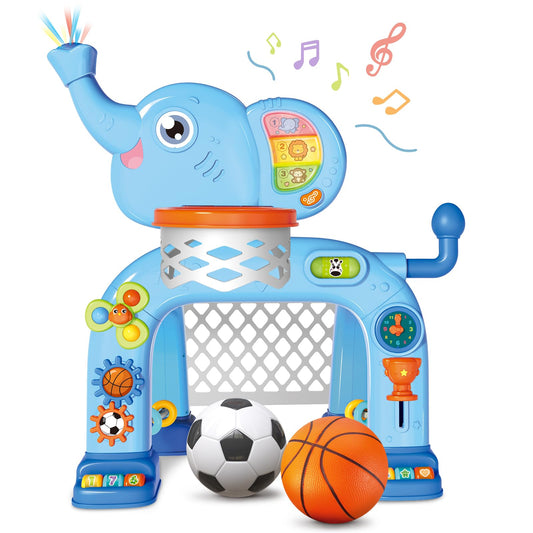 Shemira toddler basketball hoop close-up highlights sturdy construction for durable play