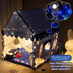 Sherilyn castle-design playhouse offers a cozy, safe space for pretend adventures.