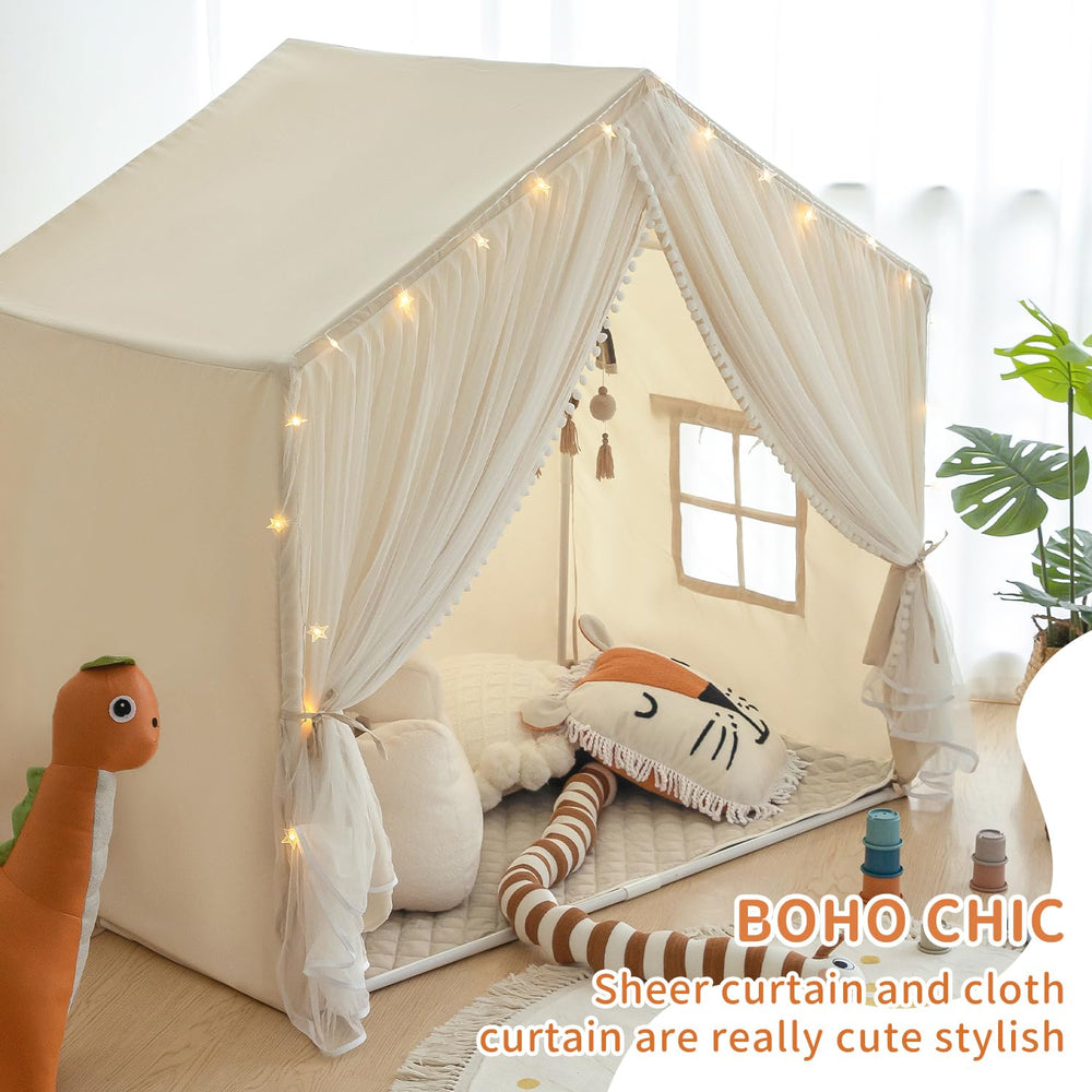 Sherilyn Play Tent padded mat provides a cozy base for naps and play