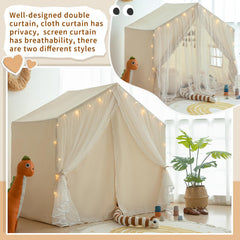 Sherilyn Large space play tent fits multiple kids for shared fun