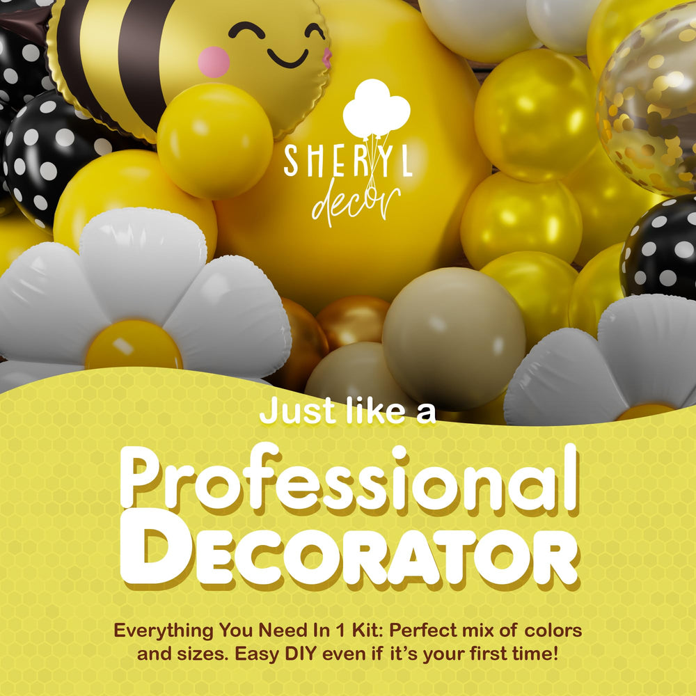 SHERYL DECOR bumble bee foil balloons brighten celebration