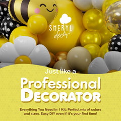 SHERYL DECOR bumble bee foil balloons brighten celebration
