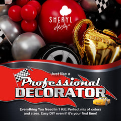 SHERYL DECOR glue dots keep balloons securely in place