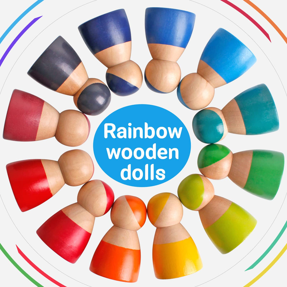 SHIERDU wooden figures support group play and cooperative imagination in classrooms or living rooms.