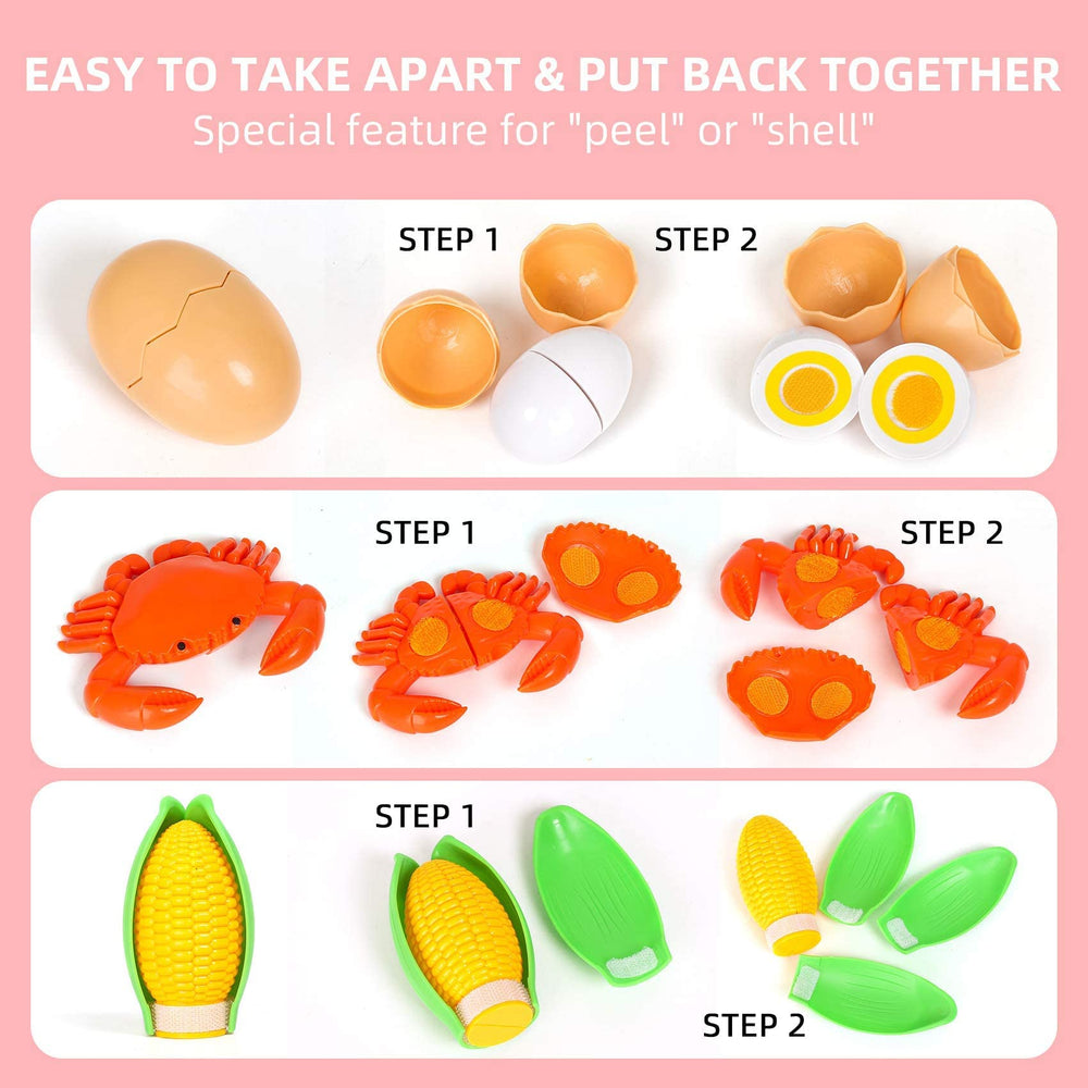 Shimirth detachable pizza toy sparks creative pretend play.