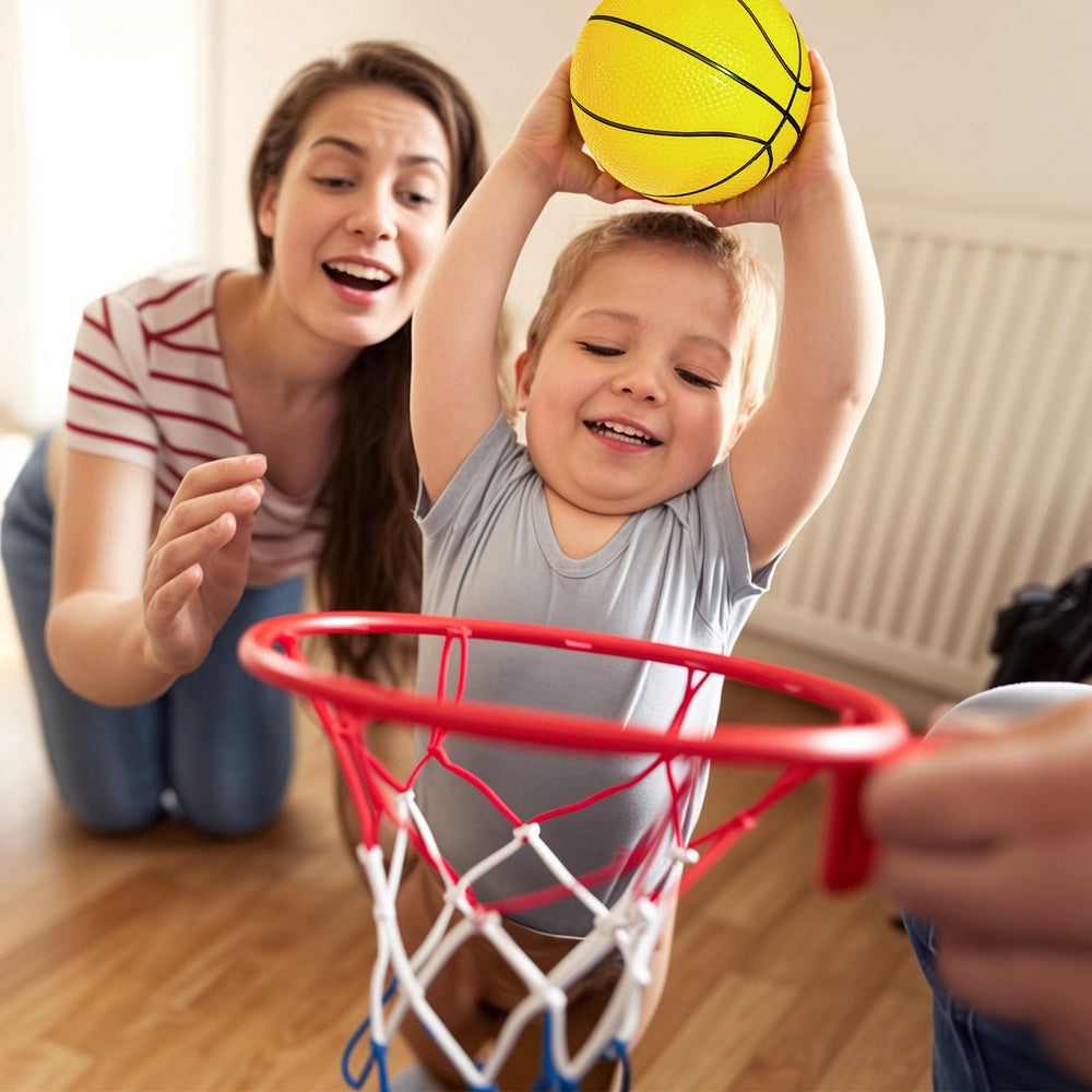 Shindel bright color pack of mini basketballs for teams or practice