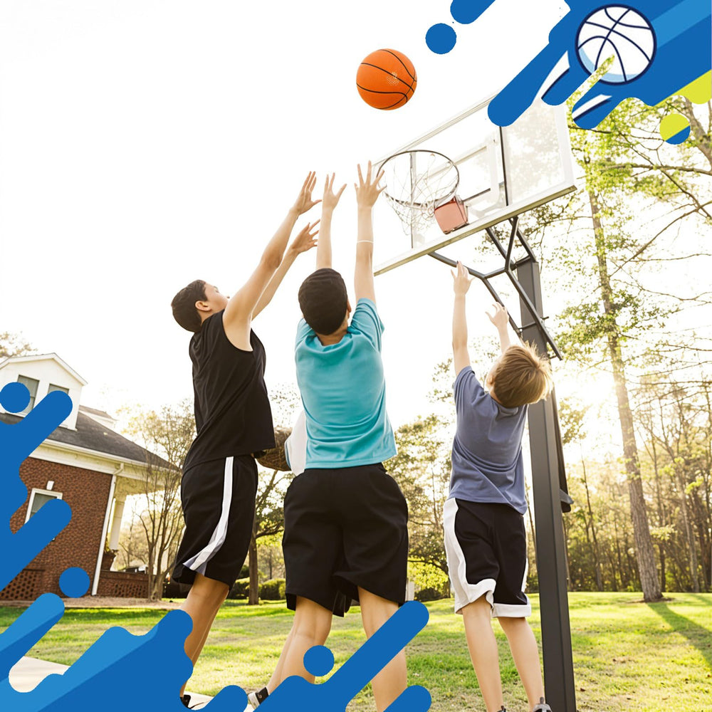 Shindel indoor outdoor mini basketballs for versatile family games