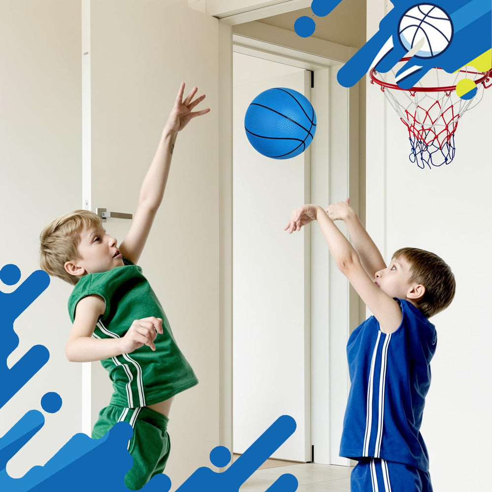 Shindel soft, durable rubber mini basketball for gentle toddler play