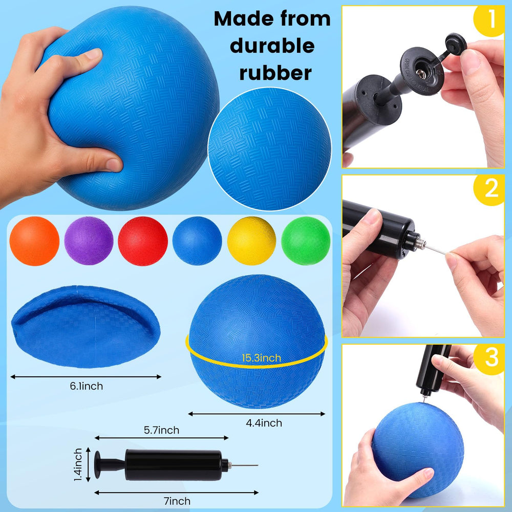 Shindel close-up of cross-hatch grip on playground ball.