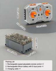 SHINTACRY Power Functions RC Kit MOC-ready components for creative builds