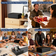 Shintop card storage box compatible with MTG Yugioh and many standard-size cards