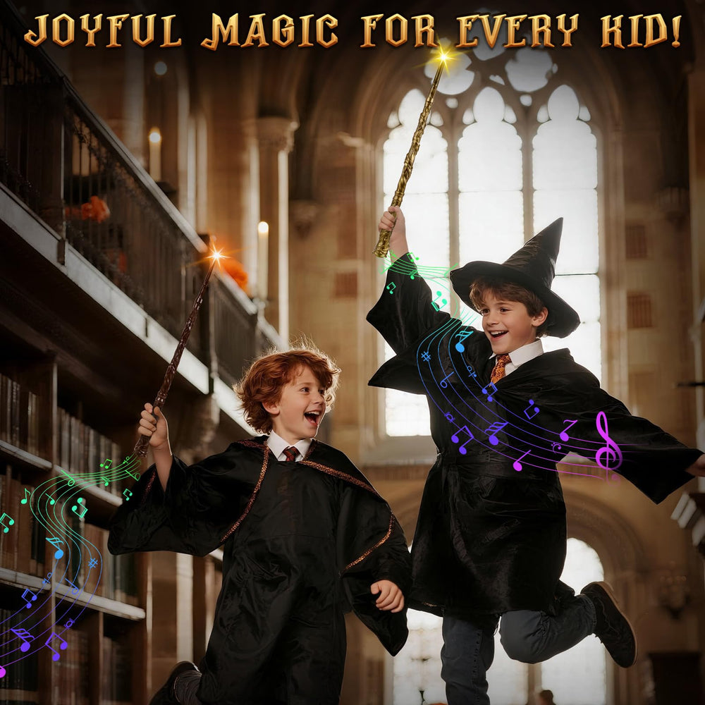 ShinySong wand emits sounds with four lighting colors for spell casting