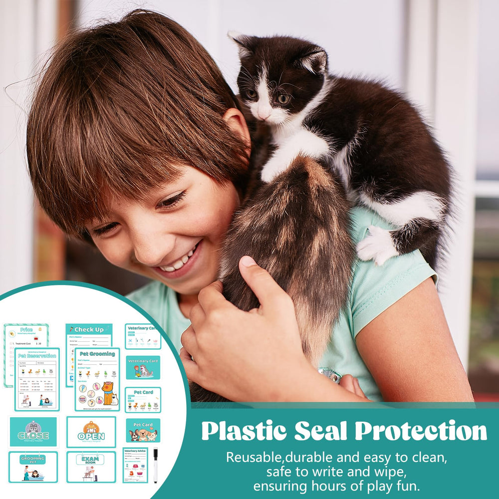 SHIQIKEJIPTY vet kit dry erase marker featured for repeatable play
