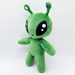 Shontay Alien plush toy face detail highlighting friendly expression.