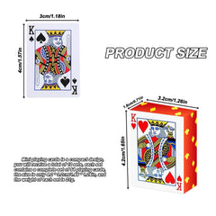 SHOWHIHI mini cards with vibrant colors for easy shuffles and fast play.