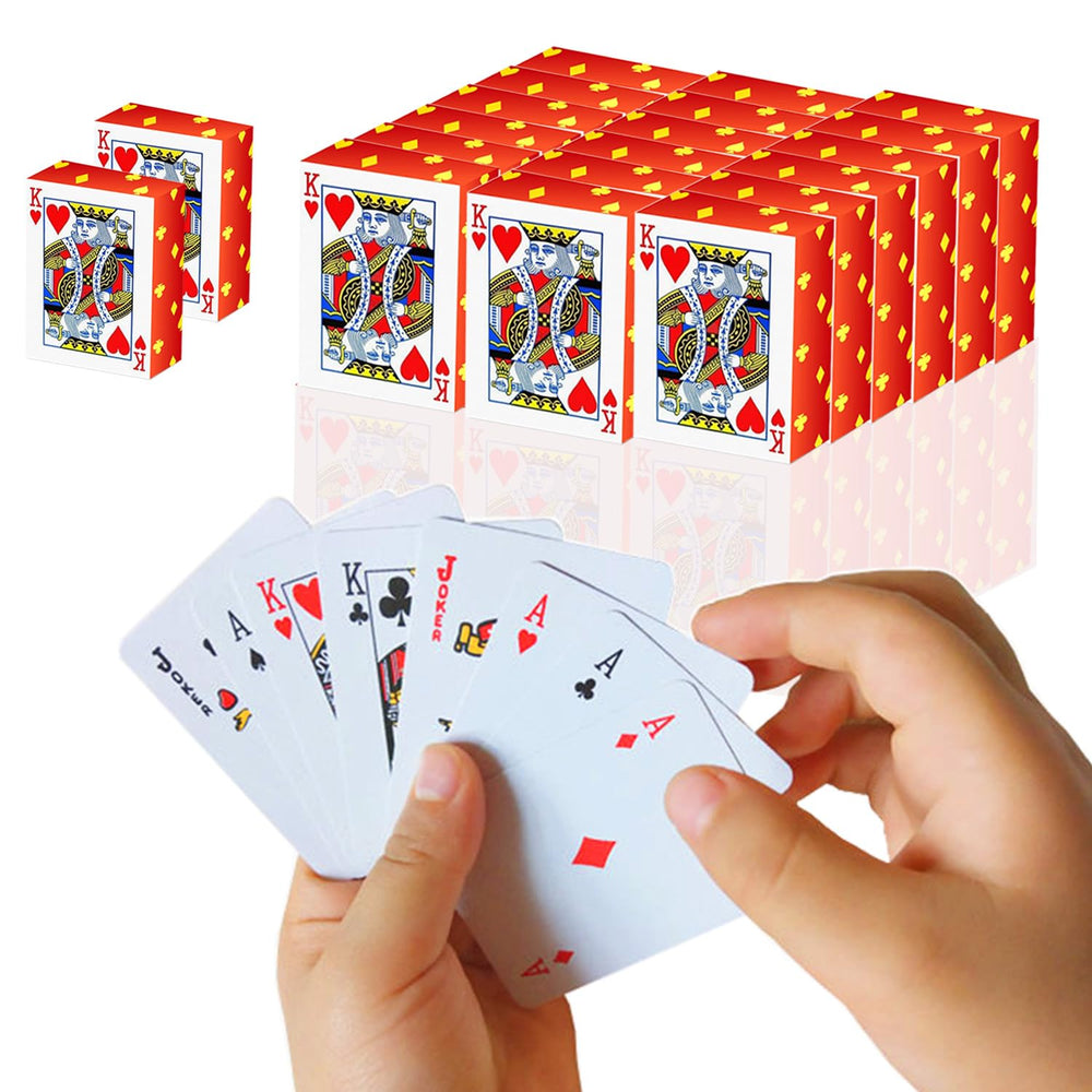 SHOWHIHI mini decks pack shows ten compact cards for portable entertainment on the go.
