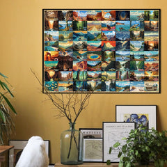 SHOXREM National Parks puzzle gift-ready packaging ideal for travelers