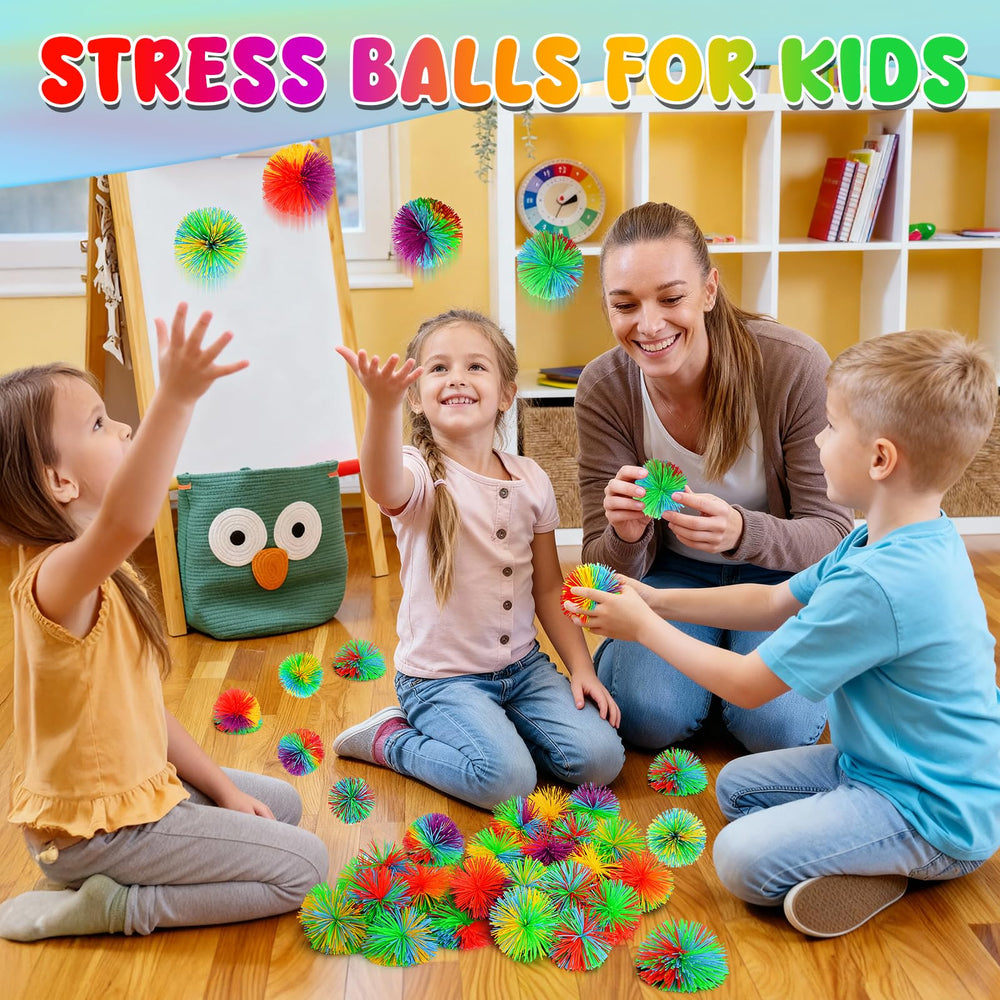 SHQDD 14PCS stringy balls for screen-free indoor and outdoor fun.
