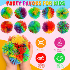 Kids' hands holding SHQDD colorful sensory balls for calm-down moments.