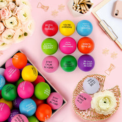 SHQDD stress ball rose color for kids and adults.