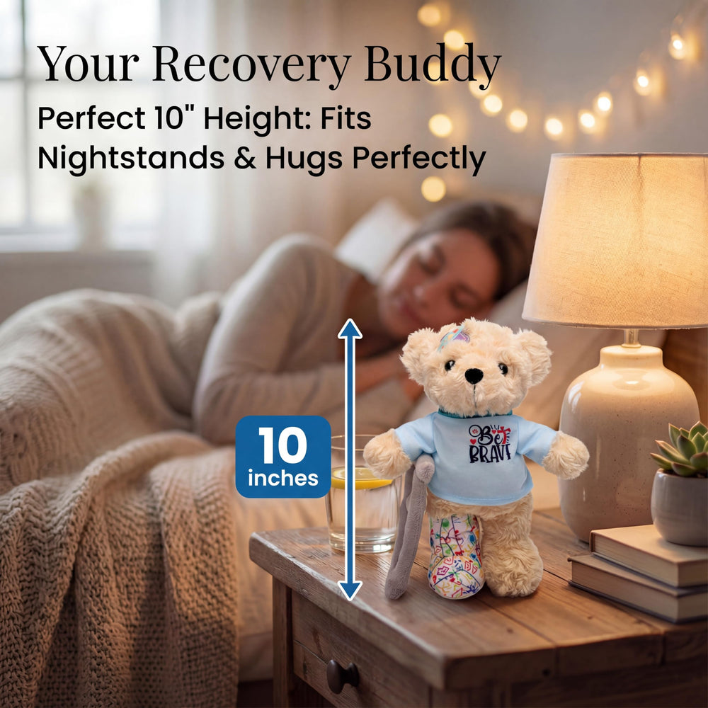 SHSEEN teddy be brave shirt showcases courage during recovery
