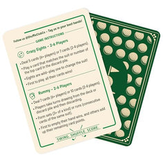 Shuffle Club premium smooth-finish stock ensures smooth shuffling and a professional feel.