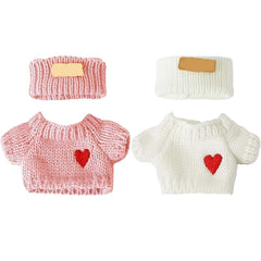 SHUOXUKE doll accessories with hats and sweater inspire cute, polished outfits.