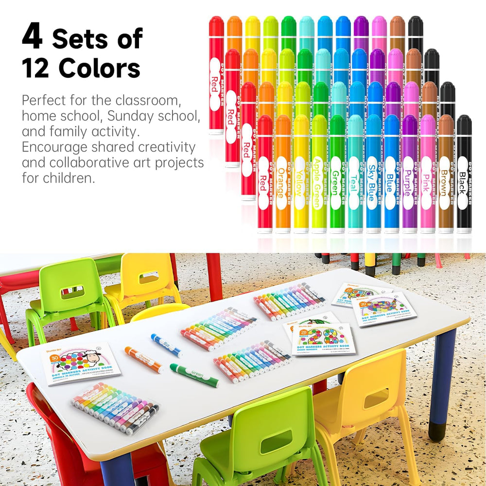 Shuttle Art 6 activity books with themed pages for engaging dot art