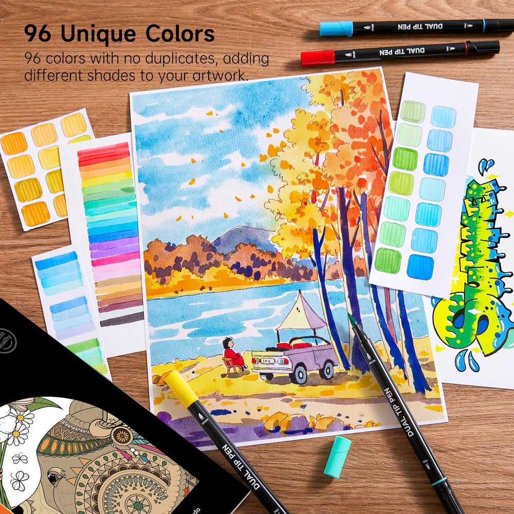 Shuttle Art acid-free non-toxic ink safe for classrooms and homes.