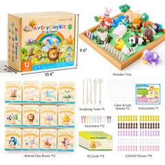 Shuttle Art Zoo Town tool set helps precise sculpting during crafts.