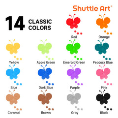 Shuttle Art bingo daubers with 20 patterns spark imaginative painting sessions.
