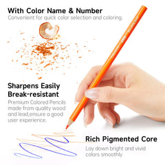 Shuttle Art break-resistant basswood pencils withstand daily classroom use.