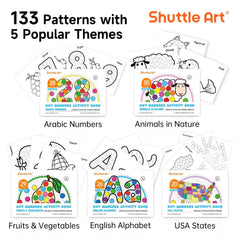 Shuttle Art Dot Markers kid-friendly grip closeup: lightweight design helps small hands
