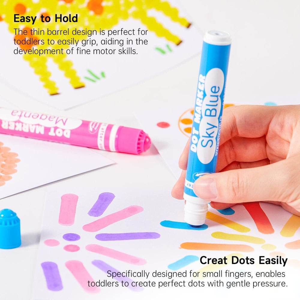 Shuttle Art non-toxic acid-free ink markers safe for kids