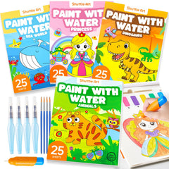 Shuttle Art Paint with Water Book Animals: engaging, mess-free coloring for kids.