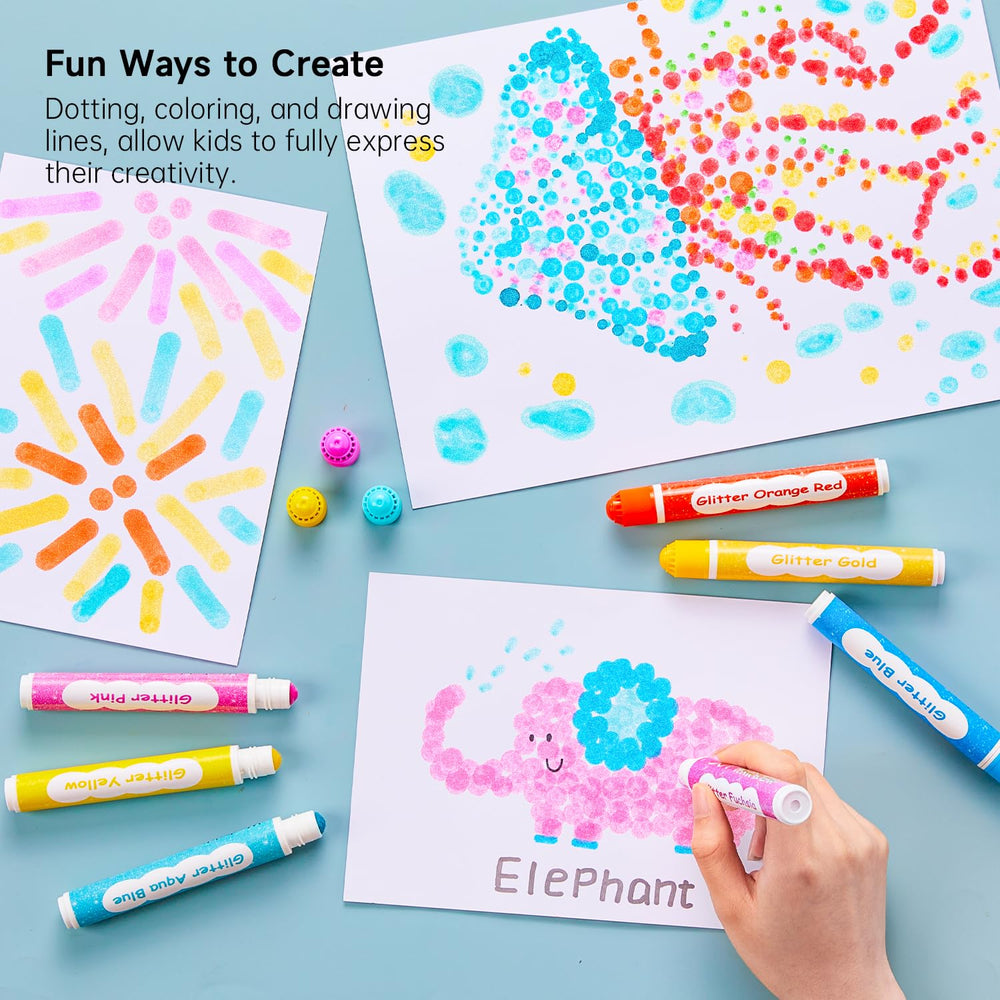 Pattern-fill download page for Shuttle Art Dot Markers' patterns.