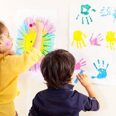 Shuttle Art tempera paint sticks used on paper wood glass and canvas projects