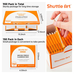 Shuttle Art wood-cased pencils ready for quick writing tasks