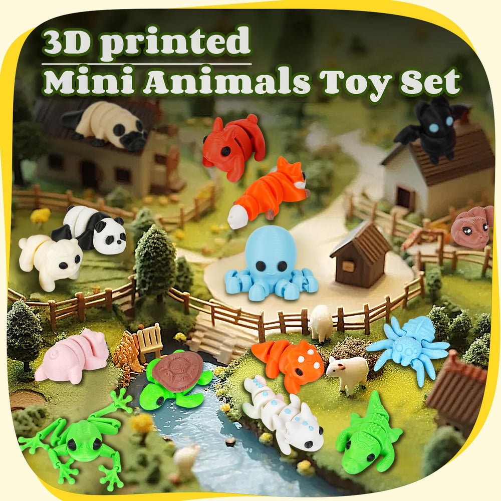 SHUWND gift mini animal set, a charming present for birthdays and holidays.