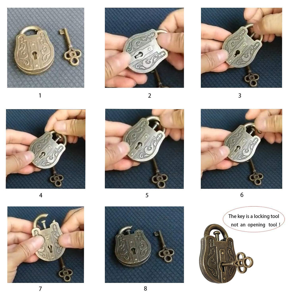 SHUYUE metal disentanglement puzzle classic with retro lock-inspired design.