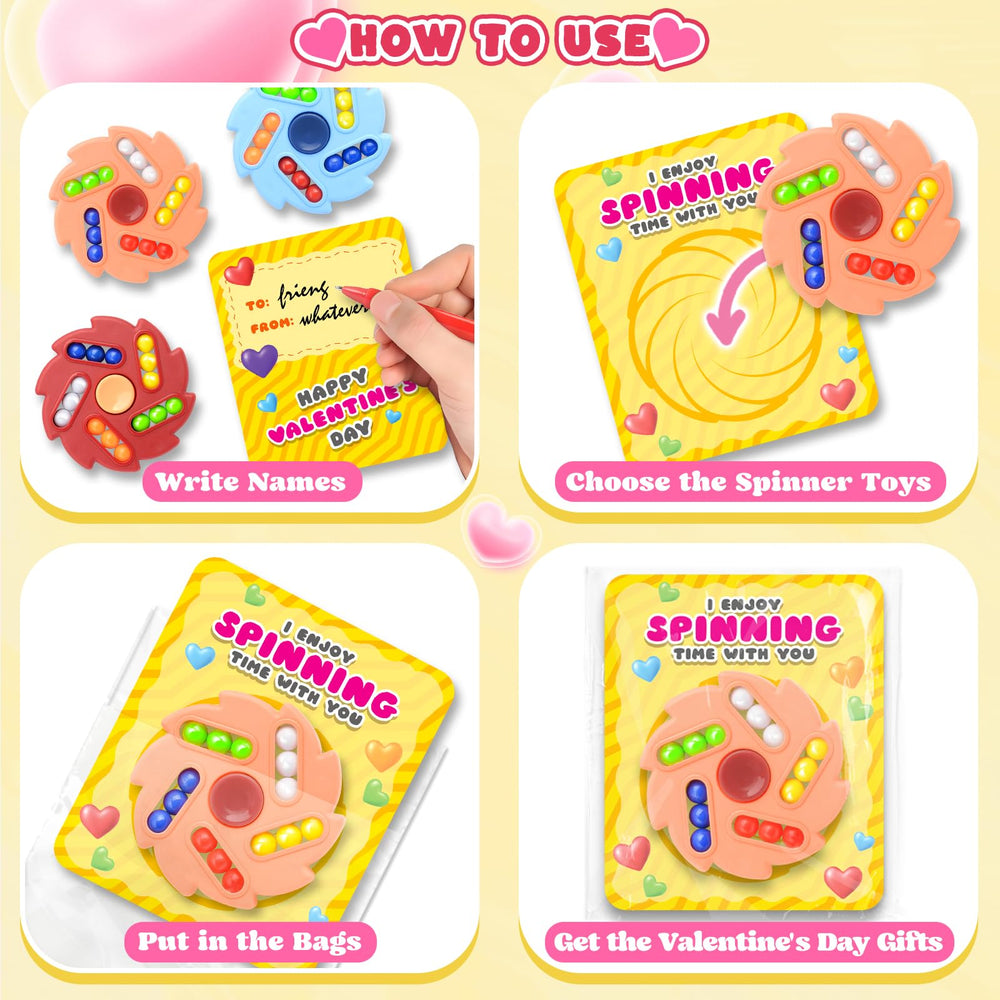 ShyLizard colorful bean spinner track highlighting color zones and play.