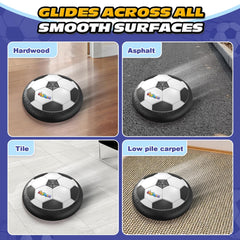 ShyLizard hover ball runs on four AA batteries for quick setup (batteries not included).