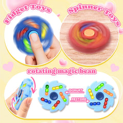 ShyLizard valentines cards spin design featuring You Make My Heart SPIN.