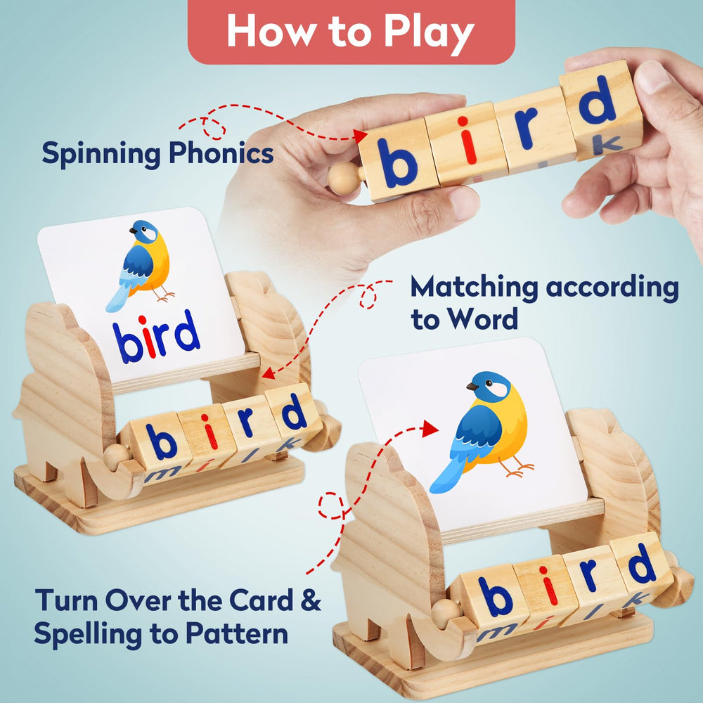 ShyLizard wooden letter blocks have a small-hand friendly 1-2 inch size.