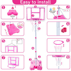 ShyLizard adjustable-height hoop grows with your child for years of use