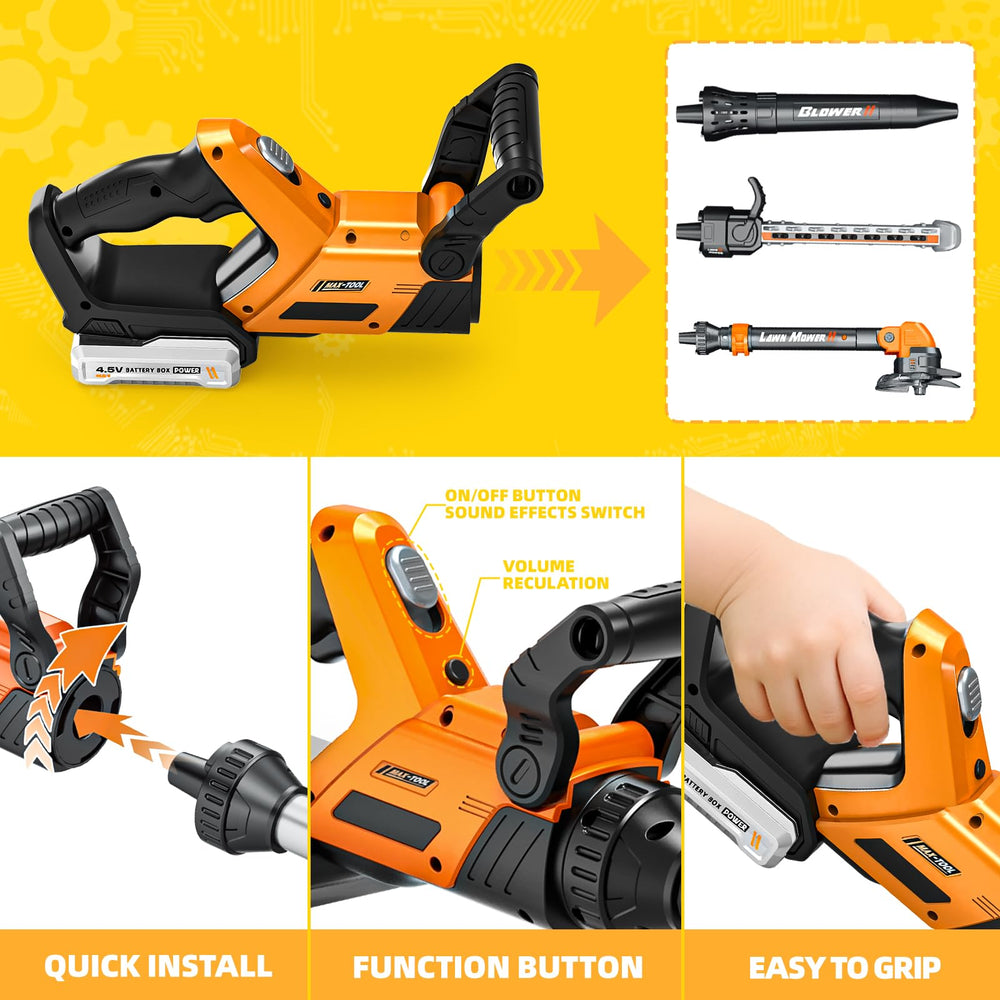 ShyLizard 3-in-1 hedge trimmer with lights encourages safe yard care fantasy.