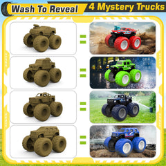 ShyLizard monster trucks promote hand-eye coordination during push-and-release play.