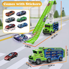 ShyLizard carrier truck with dual launchers for exciting races.